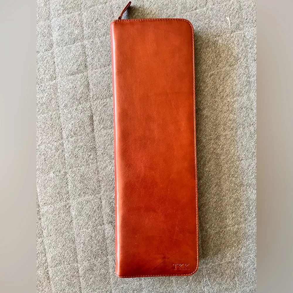 RED ENVELOPE Travel Tie or Belt Carry Case New